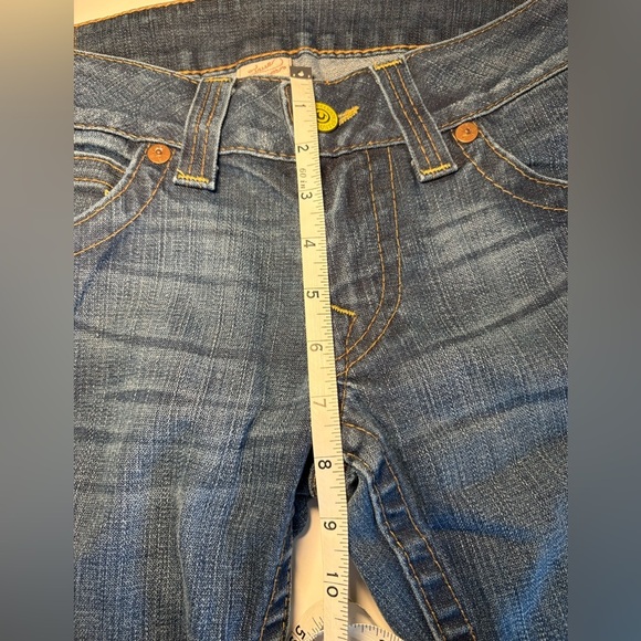 True Religion Flare Boot Cut Jeans Low Rise Medium Wash Women 28 - Picture 9 of 9